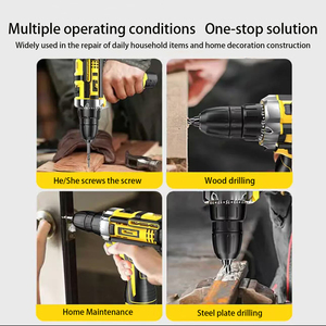 Ensemble de <span class=keywords><strong>tournevis</strong></span> électrique rechargeable portable mini pour la maison, perceuses sans fil à vitesse variable, perceuses sans balais pour le perçage du métal - Product Image 6