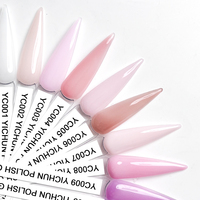Gel UV pour extension d'ongles, haute viscosité, non collant, logo personnalisé, marque privée, 7 couleurs, temps de séchage de 60 secondes, 5g