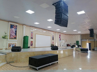 Système audio professionnel LA-2122, enceinte passive Line Array double 12 pouces, deux voies, pour église