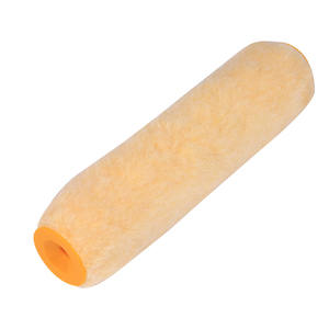9in Yellow Polyester Industrial/DIY Grade Customizable Roller <b>Brush</b> with OEM Support 15mm Nap Thickness for Wall Painting - Product Image 1