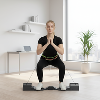Equipo de Gimnasio Plegable para el Hogar, Ahorra Espacio, para Entrenamiento Diario de Fuerza, con Control por Aplicación y Pesas de Resistencia Ajustables