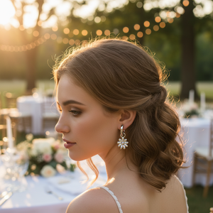 Pendientes Colgantes de Acero Inoxidable Hipoalergénico de 10 mm para Mujer, Marca MADURA, Diseño Elegante para Regalo de Boda o Fiesta - Product Image 3
