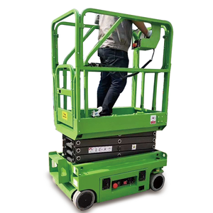 แท่นยกไฮดรอลิกขับเคลื่อนตัวเองทำงานทางอากาศด้วยตนเองความสูง8เมตรน้ำหนักเบาและแข็งแรง450กก. - Product Image 6