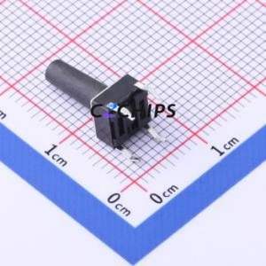 TC-6610-13-260G Tactile Switch Through hole-4P,6x6mm Switch Single Pole Single Throw Round Button 2.6N Through Hole - Product Image 2