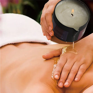 Vela de masaje extraída de plantas naturales de alta capacidad Vela de masaje sensual de aceite esencial de cera - Product Image 1