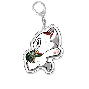 Porte-clés en acrylique transparent <span class=keywords><strong>Anime</strong></span> <span class=keywords><strong>DD</strong></span> Cat de haute qualité, 8 couleurs - Product Image 3