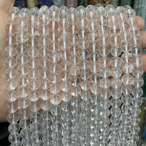 High Quality Natural 3A Rock <strong>Crystal</strong>, Clear Quartz, Transparent <strong>Crystal</strong> <strong>Beads</strong> for Jewelry Making 4 6 8 10 12mm, 38CM - Product Image 5