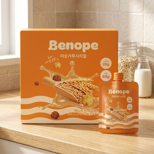 [BENOPE] Poudre de shake protéiné à grains entiers coréens 40g Type de pochette Remplacement de repas sain avec une riche saveur de céréales - Product Image 3