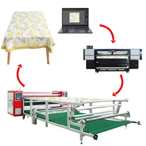 Cheap price Roll to roll t shirt rotary sublimation heat transfer printing roller press machine