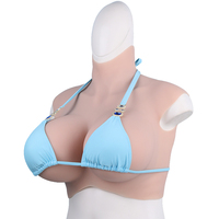 Silicone Teardrop Breast Forms - Fake Boobs Bra Enhancers For Crossdressing & Cosplay (C-E Cup)