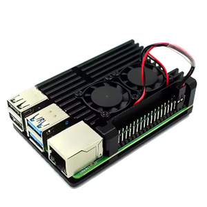 Raspberry <span class=keywords><strong>Pi</strong></span> 4. Generation Metallgehäuse, Raspberry <span class=keywords><strong>Pi</strong></span> 4. Generation B+ Aluminiumlegierungsbox, 4B Montiertes Kühlgehäuse - Product Image 5