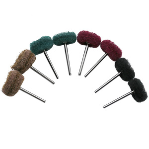 Minitaladro abrasivo, almohadilla de fregado, rueda de pulido de fibra con vástago de 3mm para <span class=keywords><strong>Dremel</strong></span>, conjunto de <span class=keywords><strong>accesorios</strong></span> de herramientas rotativas - Product Image 2