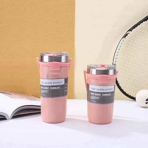 Bouteille d'eau isotherme en acier inoxydable, tasse portable pour étudiants - Product Image 1