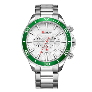 CURREN – <span class=keywords><strong>montre</strong></span> <span class=keywords><strong>à</strong></span> Quartz de loisirs pour hommes 8309, mode japonaise, multicolore, petite <span class=keywords><strong>montre</strong></span> <span class=keywords><strong>à</strong></span> trois aiguilles pour hommes - Product Image 3