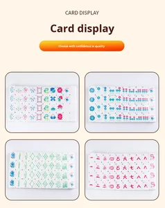 Le jeu de Mahjong américain ultime, silencieux, bleu océan, pour le camping et les loisirs à la maison - Product Image 5