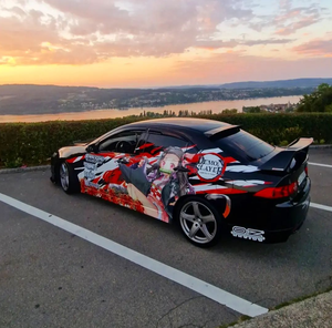 Genshin impact <span class=keywords><strong>Itasha</strong></span> 14อะนิเมะสำหรับเด็กผู้หญิงห่อข้างรถสติกเกอร์ไวนิลลายกราฟิกเต็มรูปแบบ - Product Image 4