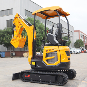 Chất lượng cao 1.8 tấn EPA nhỏ Bagger vườn thủy lực DIESEL Mini Máy xúc trang trại tất cả các địa hình cao su theo dõi mini Digger - Product Image 5