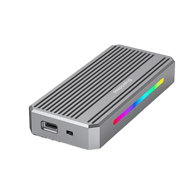 USB4 40Gbps 40 Gbps M.2 to USB-C Adapter with Aluminum Heatsink USB4 40 Gbps Support Enclosure for NVME SSD USB 4 M.2