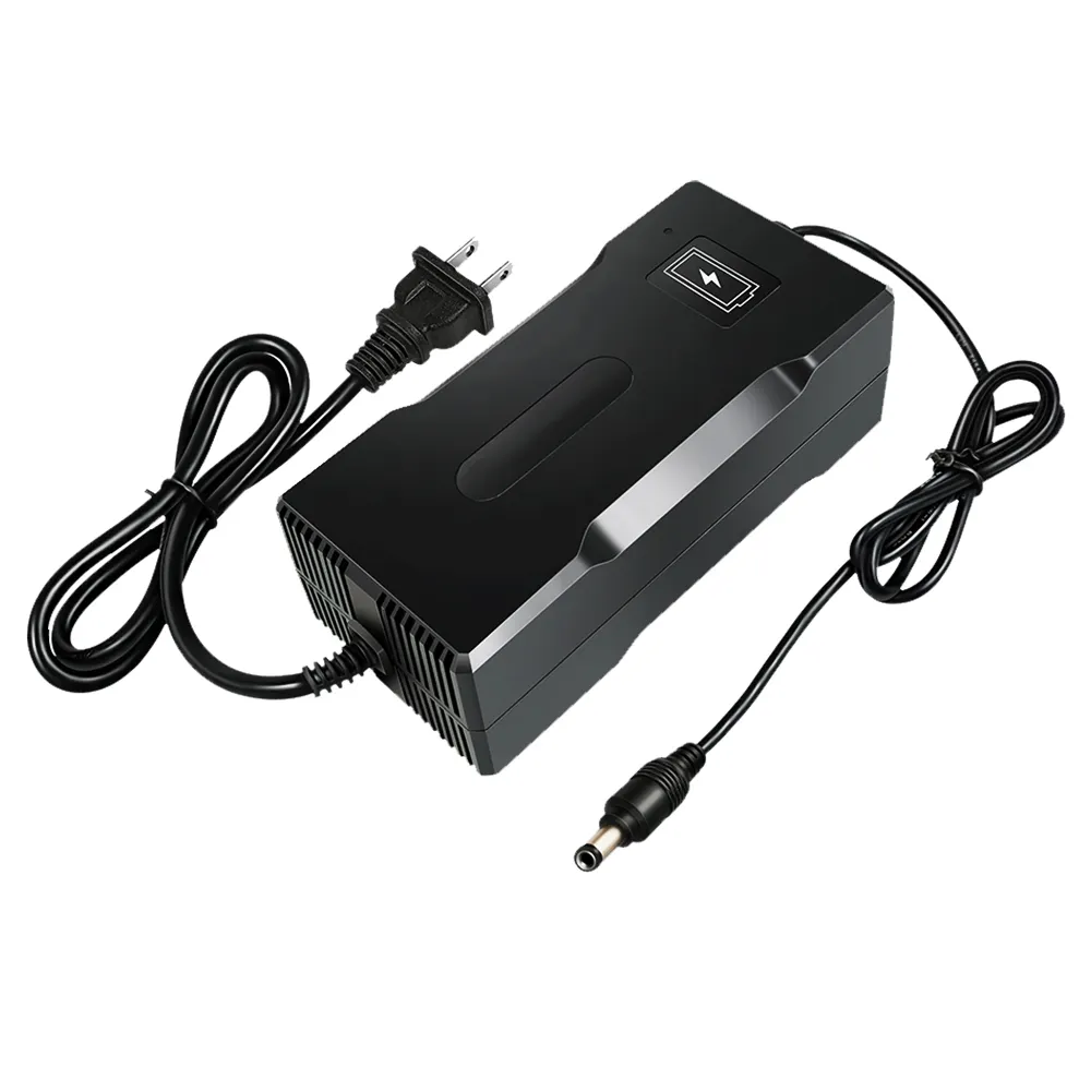 Smart Charger for 12/24/36/48/60/72V LiFePO4 Battery of Electric Vehicles/E-bike/Cart/Hoverboard/Scooter/Segway/Forklift