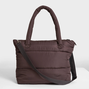 Sac de voyage matelassé en nylon imperméable de qualité supérieure OEM, <span class=keywords><strong>couleur</strong></span> unie, avec fermeture éclair et broderie, sac à bandoulière pour femme, sac fourre-tout matelassé - Product Image 2