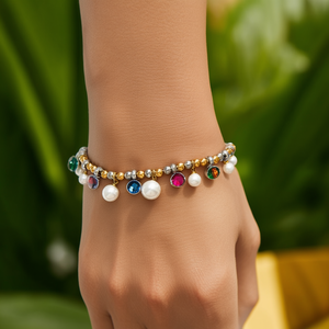 E395-B260-0429G Fashion <b>Beaded</b> <b>Bracelet</b> - Product Image 3