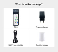 Terminal de point de vente mobile Android 14.0 JR SA650 avec écran tactile de 6,5 pouces, lecteur de code-barres NFC, machine de paiement, CE ROHS FCC