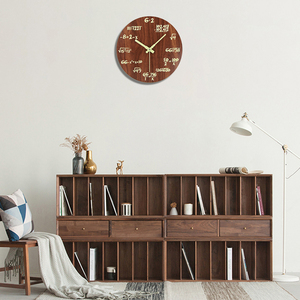 Orologio da Parete Nordico in Legno da 12 Pollici con Formule Scientifiche e Matematiche, Orologi Creativi Personalizzabili con Numeri Luminosi - Product Image 5