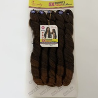 Perruque tressée au crochet à boucles françaises 5X élastiques, double trame, résistante aux hautes et basses températures, vente directe usine, best-seller transfrontalier