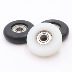 Rodillo de pista duradero POM PA6 rueda de nailon 608 625 626 rodamiento de rueda de ranura en U rodamientos de rodillos de ducha deslizantes - Product Image 1