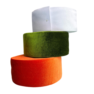 Ruban élastique en velours de luxe Boca, large bande de tissu extensible pour la garniture de vêtements, les accessoires capillaires et la décoration intérieure - Product Image 1