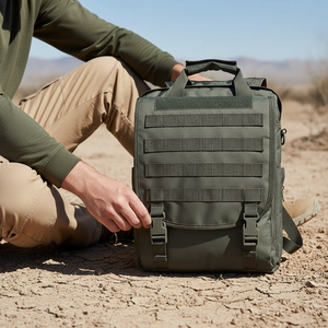 Mochila Táctica para Portátil al por Mayor, Impermeable, para Aventuras al Aire Libre, Camping, Antirrobo, Deportiva, de Poliéster, para Viajes - Product Image 2