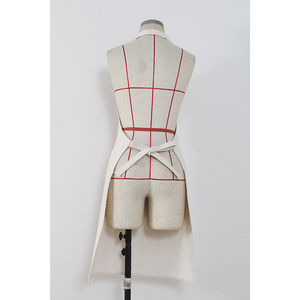 Personalizzato di cottura della <span class=keywords><strong>cucina</strong></span> di lino grembiuli vestito con logo personalizzato - Product Image 4