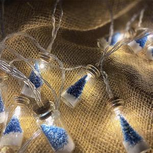 Nuovo arrivo luci Decorative a batteria 10 20 LED <span class=keywords><strong>bottiglia</strong></span> di desiderio di vetro all'interno di luci stringa fata piuma - Product Image 3