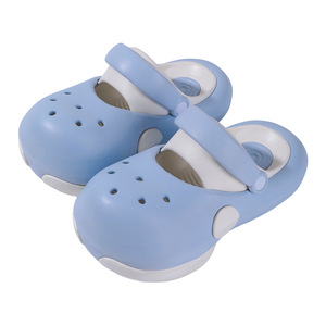 Eva Family Clogs For Kids Thick Soled Non Slip <b>Closed</b> <b>Toe</b> <b>Sandals</b> Breathable Odor Free Home Use - Product Image 5