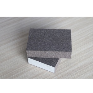 Sponge 4 Side Sponge <b>Block</b> 100/180/220 Grit 320-1200 Grit Soft <b>Foam</b> Aluminum Oxide for Hand Sanding Portable Sanders Versatile - Product Image 1