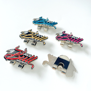 Tùy Chỉnh Cá Nhân Kim Loại Hat Brim Clip Với Logo Của Riêng Bạn Kim Cương Khung San Judas Men Huy Hiệu <span class=keywords><strong>Pins</strong></span> Bóng Chày Hat <span class=keywords><strong>Pins</strong></span> - Product Image 5