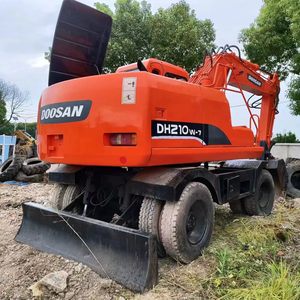 Prix raisonnable Excavatrice DH210W-7 Doosan d'occasion de haute qualité Excavatrice hydraulique à DH210W-7 roues Doosan en vente - Product Image 2