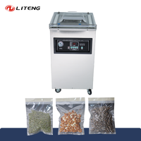 Machine d'emballage sous vide verticale pneumatique pour viande, fruits secs, noix, poulet, canard, dinde, poisson, avec film et feuille, automatique, assurance commerciale