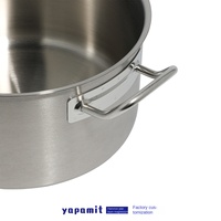 Marmite Casserole en Acier Inoxydable Épaissi Personnalisée Moderne Commerciale Individuelle pour Nouilles Instantanées Style Coréen Pot à Soupe Universel
