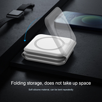 Produits de dropshipping Chargeurs sans fil magnétiques puissants 3 en 1 pour iPhone 16 Chargeur de voyage pour montre intelligente Station pour Airpods