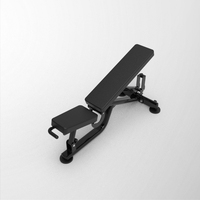 Banc de musculation commercial à inclinaison réglable, banc multifonctionnel pour l'entraînement en force, banc de musculation personnalisable et ajustable