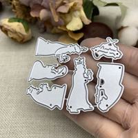Matrice de découpe en métal pour albums photo DIY, boîtes cadeaux, carton, cartes de vœux, scrapbooking, découpe et gaufrage