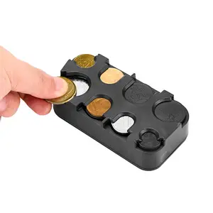 Münz halter Fall Aufbewahrung sbox Behälter Euro Coin Dispenser Organizer (für Euro-Münzen) Aufbewahrung sbox
