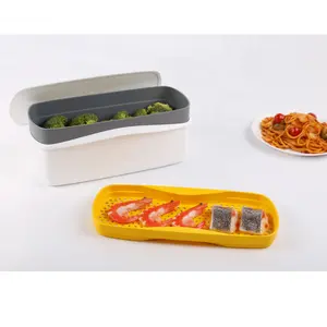 핫 세일 합리적인 가격 내열성 소재 microwavable 플라스틱 파스타 밥솥 상자 식품 증기선 여과기