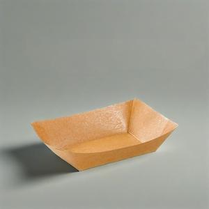 Barquette en papier kraft de qualité alimentaire, barquette en papier biodégradable pour l'emballage alimentaire, barquette jetable pour l'emballage alimentaire - Product Image 1