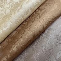 Maroc 100% support en polyester Brillant PVC rexine tissu éponge pvc rexine en cuir tissu pour la décoration de Papier Peint matériaux