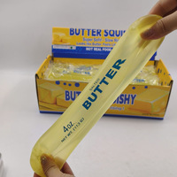 Jouet anti-stress réaliste en forme de beurre, super doux, à remontée lente, extensible, pour enfants et adultes