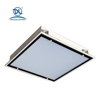 Plafonnier LED encastré rectangulaire étanche IP65 40W 1195x295 pour hôtel, supermarché, bureau