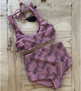 Design personalizzato bambino Bikini <span class=keywords><strong>bambina</strong></span> <span class=keywords><strong>costume</strong></span> <span class=keywords><strong>da</strong></span> <span class=keywords><strong>bagno</strong></span> per bambini due pezzi carino piccolo bambino Beachwear Sport tessuto riciclato taglie forti - Product Image 2