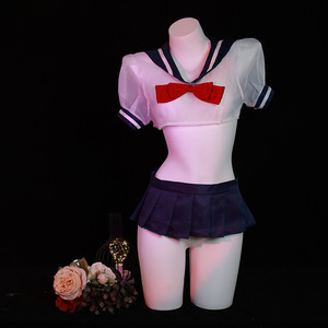 Conjunto de uniforme escolar japonés para mujer, manga corta, gasa, transpirable, estilo JK 8188 - Product Image 2